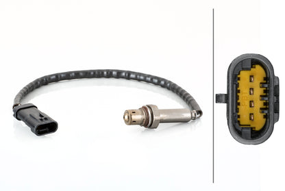 HELLA Oxygen sensor - 4-pin connector 6PA358103-571