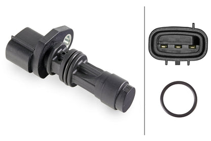 HELLA Sensor, crankshaft pulse - 3-pin connector 6PU009168-331