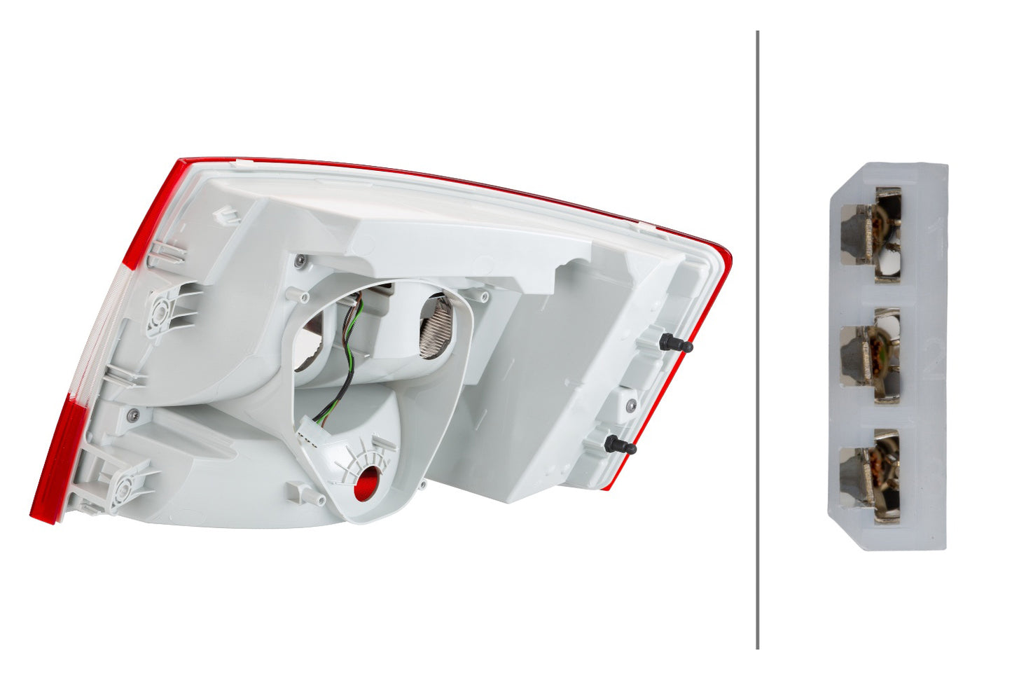 HELLA Rearlight - LED/Hybrid - left - for e.g. Skoda Octavia III (5E3, Nl3, Nr3) 2SK012883-051