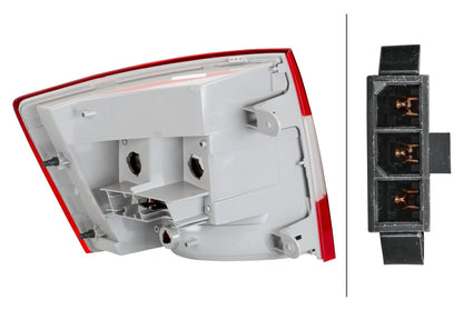 HELLA Rearlight - Hybrid - right - for e.g. Skoda Octavia III Combi (5E5) 9EL354848-021