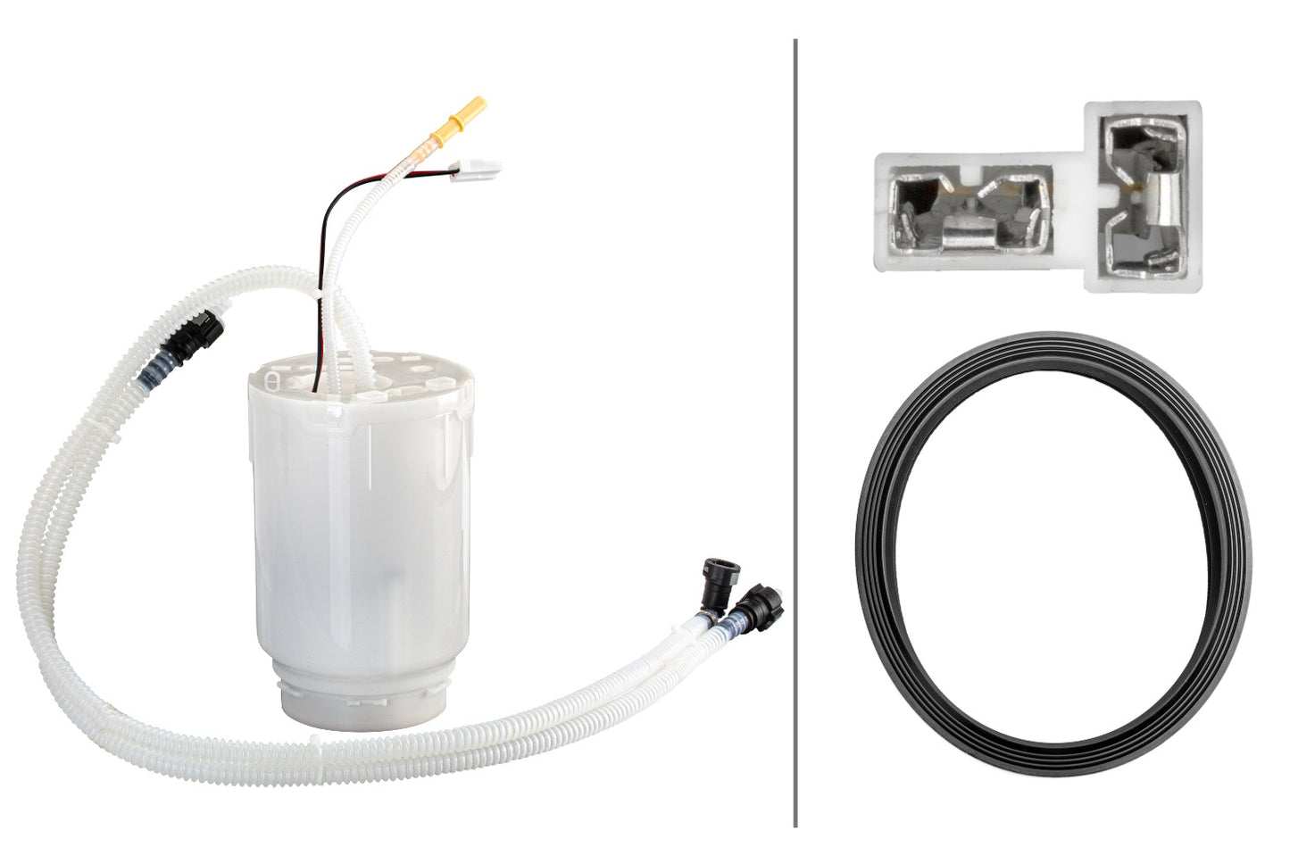 HELLA Swirl Pot, fuel pump - Electric - 2-pin connector 8TF358106-421