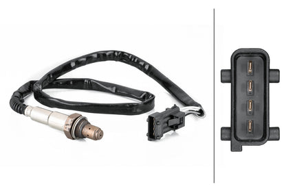 HELLA Oxygen sensor - 4-pin connector 6PA358103-161