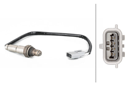 HELLA Oxygen sensor - 4-pin connector 6PA358103-261