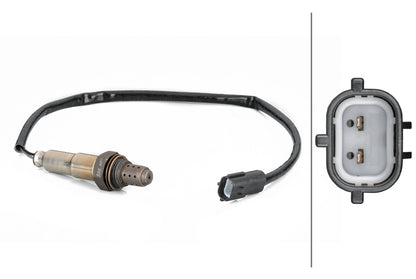 HELLA Oxygen sensor - 2-pin connector 6PA358103-301