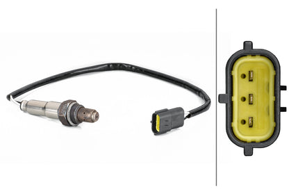 HELLA Oxygen sensor - 3-pin connector 6PA358103-311