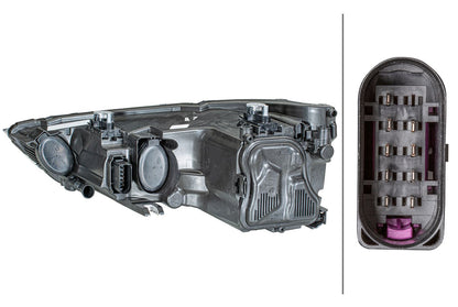 FF/Halogen-Headlight - left - for e.g. Audi A1 (8X1, 8XK)