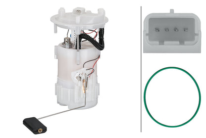 HELLA Fuel Feed Unit - Electric - 4-pin connector 8TF358106-851