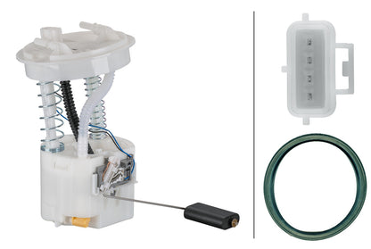 HELLA Fuel Sender Unit - Electric - 4-pin connector 8TF358146-161