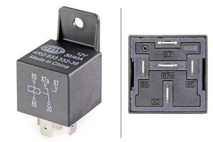 HELLA Relay, main current - 12V - 5-pin connector 4RD933332-361