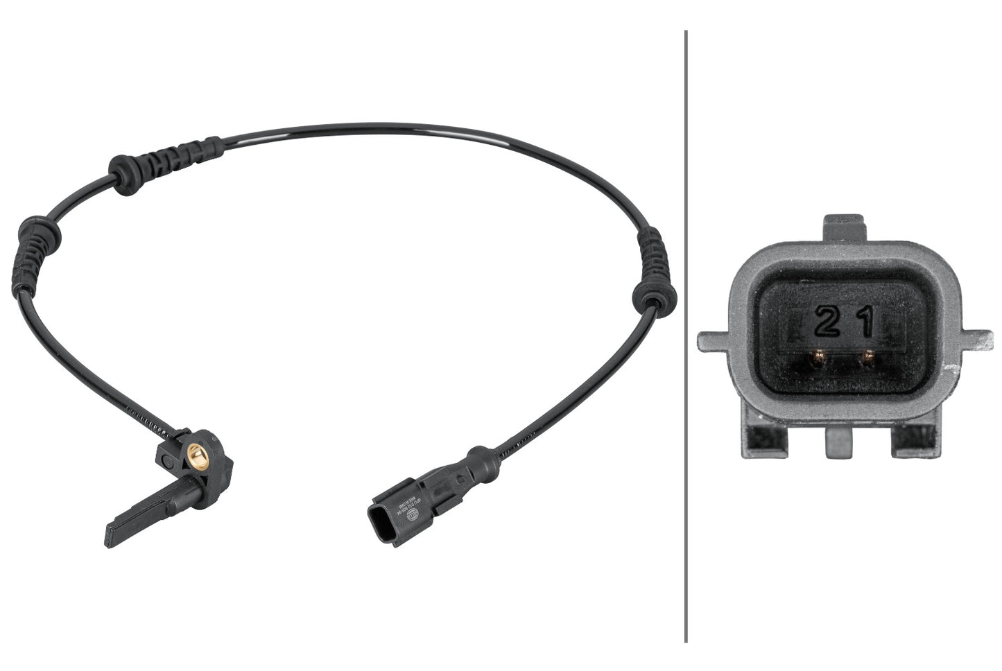 HELLA Sensor, wheel speed - 2-pin connector 6PU012806-941