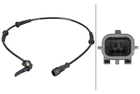 HELLA Sensor, wheel speed - 2-pin connector 6PU012806-941