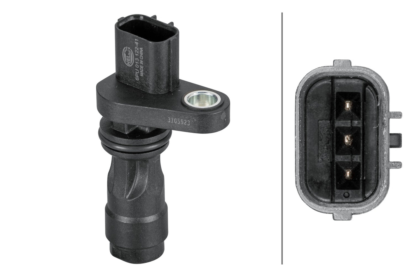 HELLA Sensor, crankshaft pulse - 3-pin connector 6PU013122-411