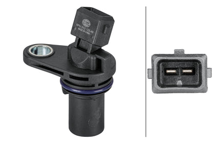 HELLA Sensor, camshaft position - 2-pin connector 6PU013122-491