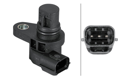 HELLA Sensor, crankshaft pulse - 3-pin connector 6PU013122-531