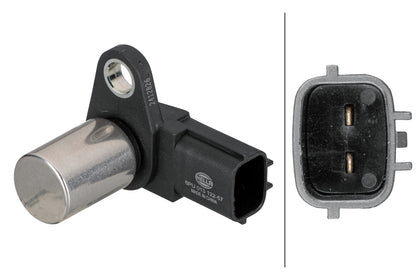 HELLA Sensor, crankshaft pulse - 2-pin connector 6PU013122-571
