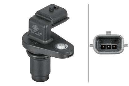 HELLA Sensor, camshaft position - 3-pin connector 6PU013122-651