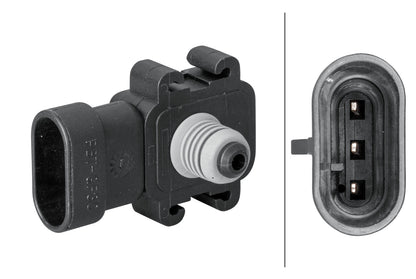 HELLA Sensor, boost pressure - 5V 6PP009400-201