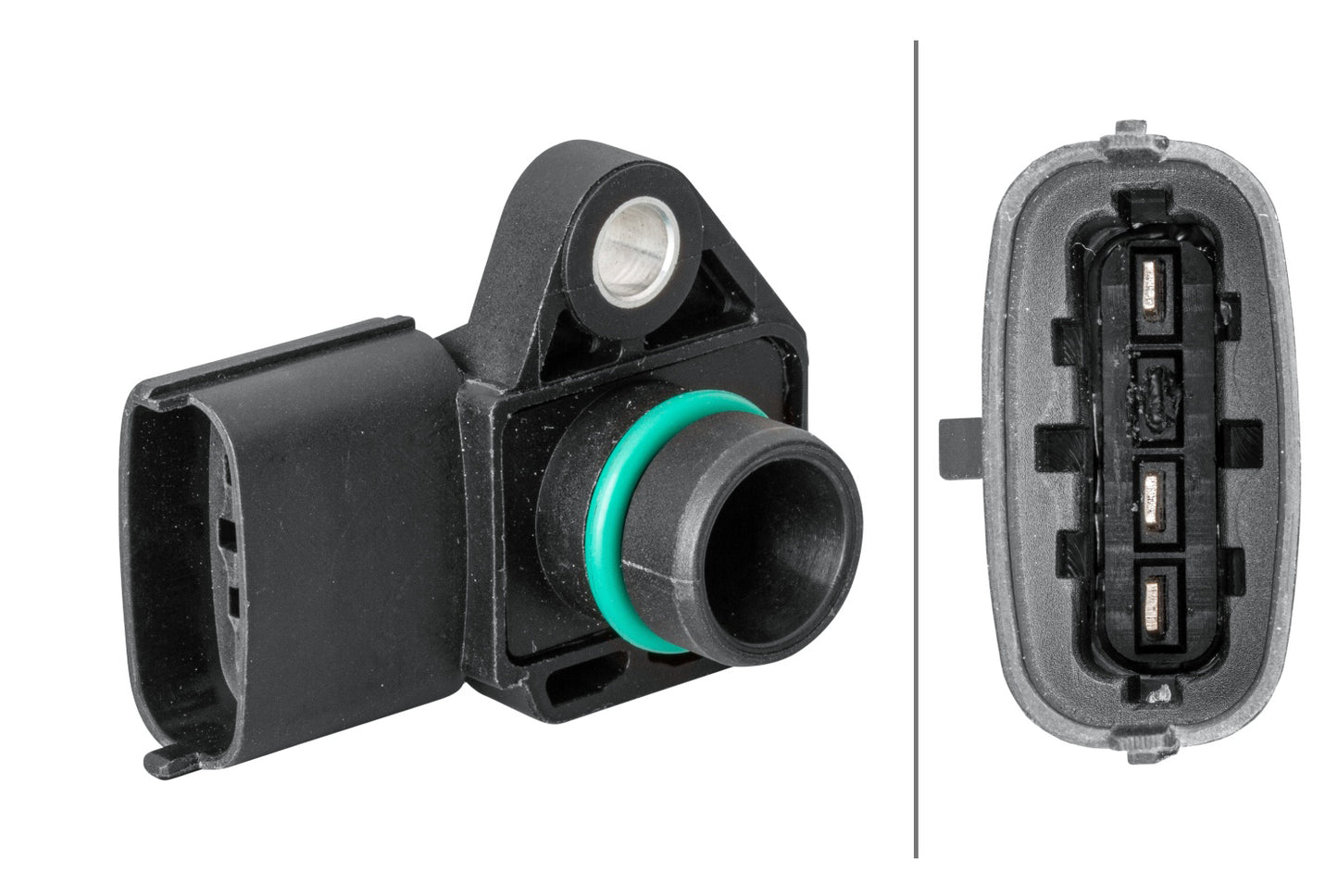 HELLA Sensor, boost pressure - 3-pin connector - Bolted 6PP358152-021