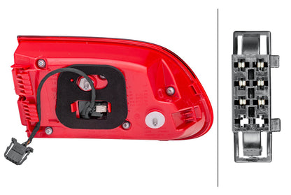 HELLA Rearlight - LED - Inner Section - right - for e.g. Porsche Macan (95B) 2SD011500-121