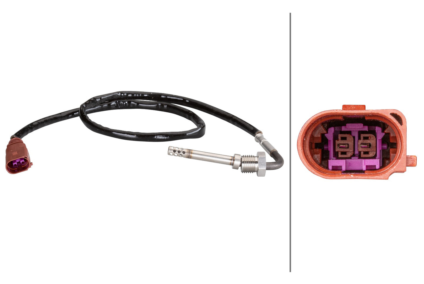 HELLA Sensor, exhaust gas temperature - 2-pin connector 6PT010376-191