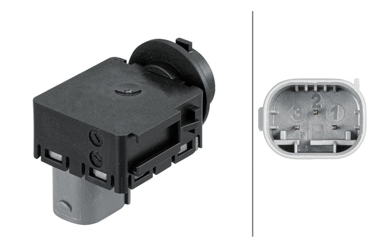 HELLA Sensor, air quality - 3-pin connector - Bayonet 6PX012684-131