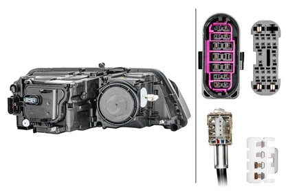 HELLA Bi-Xenon-Headlight - left - for e.g. Audi A8 (4H2, 4H8, 4HC, 4HL) 1ZT010192-671