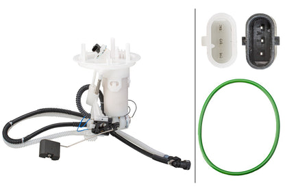 HELLA Fuel Sender Unit - Electric - 3-pin connector 8TF358146-721