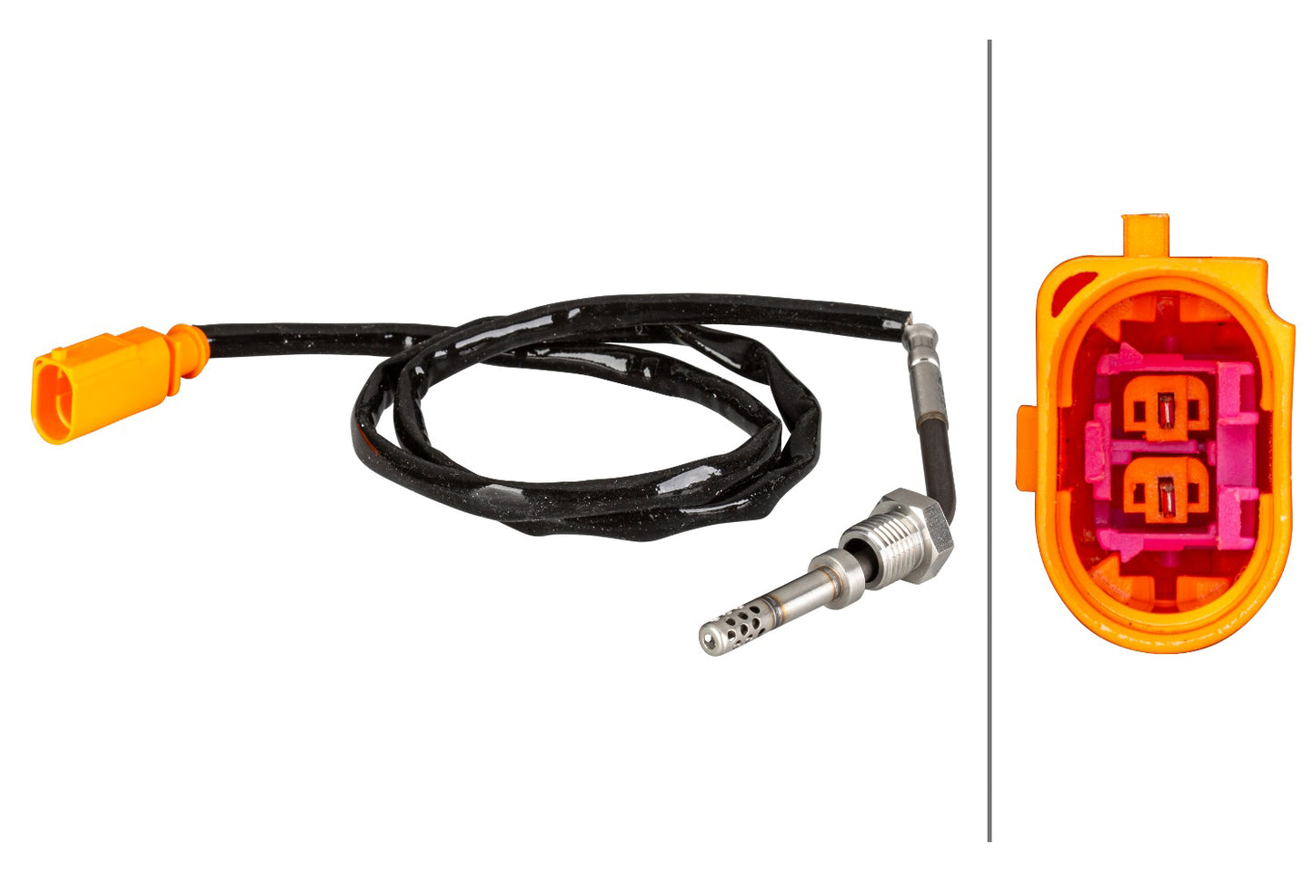 HELLA Sensor, exhaust gas temperature - 2-pin connector 6PT010376-181