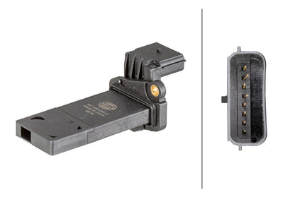 HELLA Mass Air Flow Sensor - 8-pin connector - Bolted - without housing 8ET358095-471
