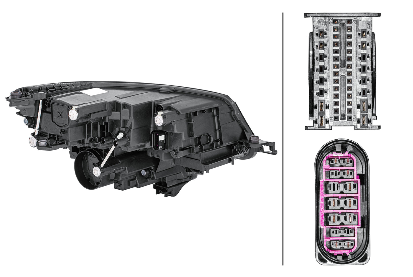 HELLA LED-Headlight - left - for e.g. Skoda Kodiaq (NS7, NV7) 1ZX012669-411