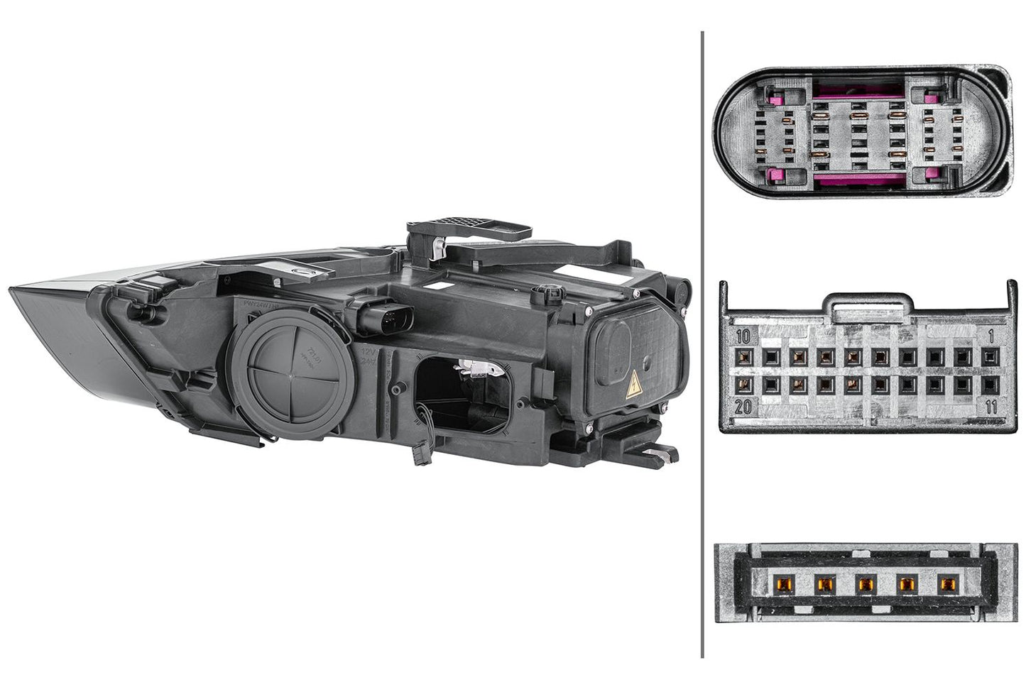 Bi-Xenon/LED-Headlight - right - for e.g. Audi Q3 (8UB, 8UG)