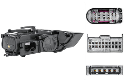 Bi-Xenon/LED-Headlight - left - for e.g. Audi Q3 (8UB, 8UG)