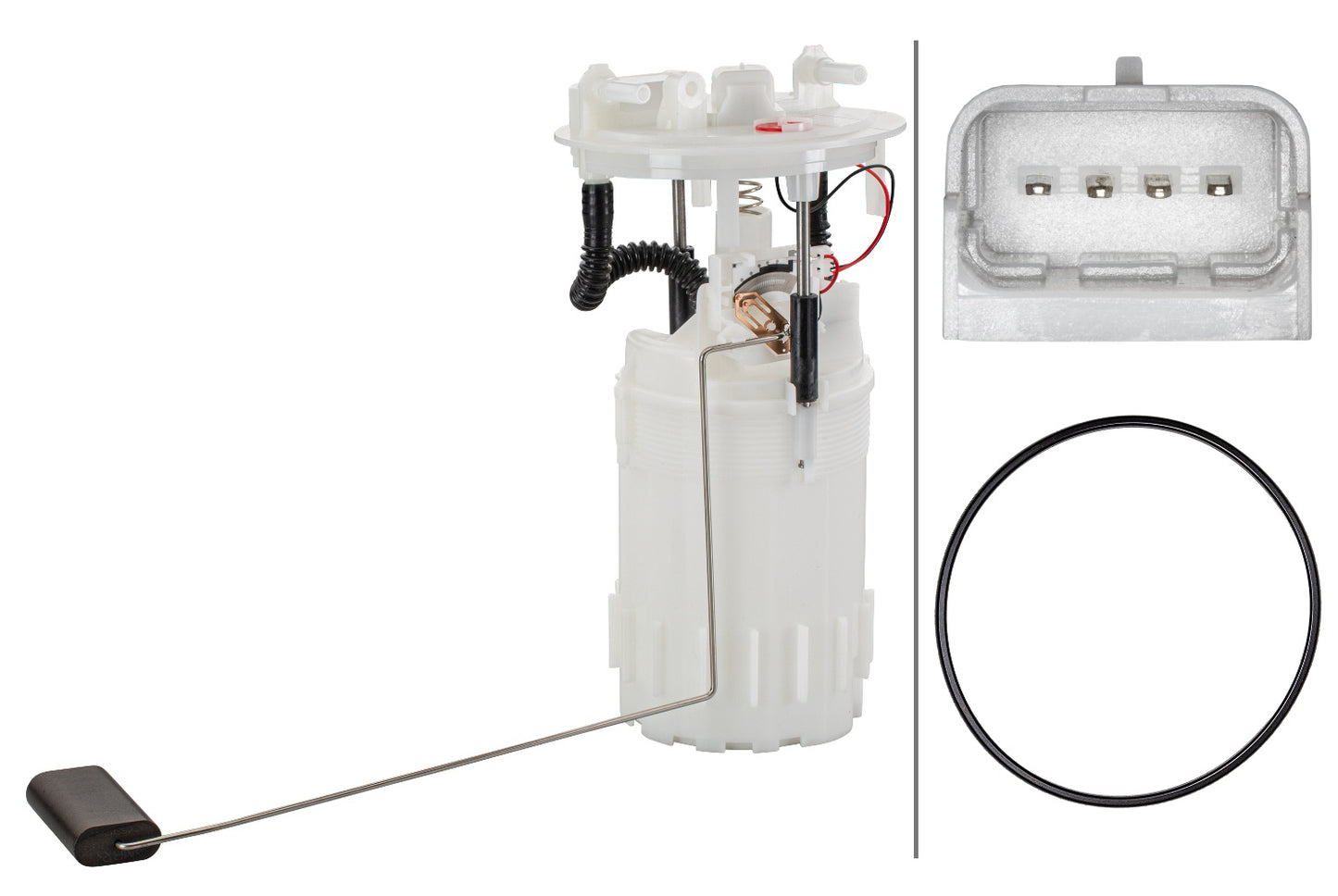 HELLA Fuel Sender Unit - Electric - 4-pin connector 8TF358146-851