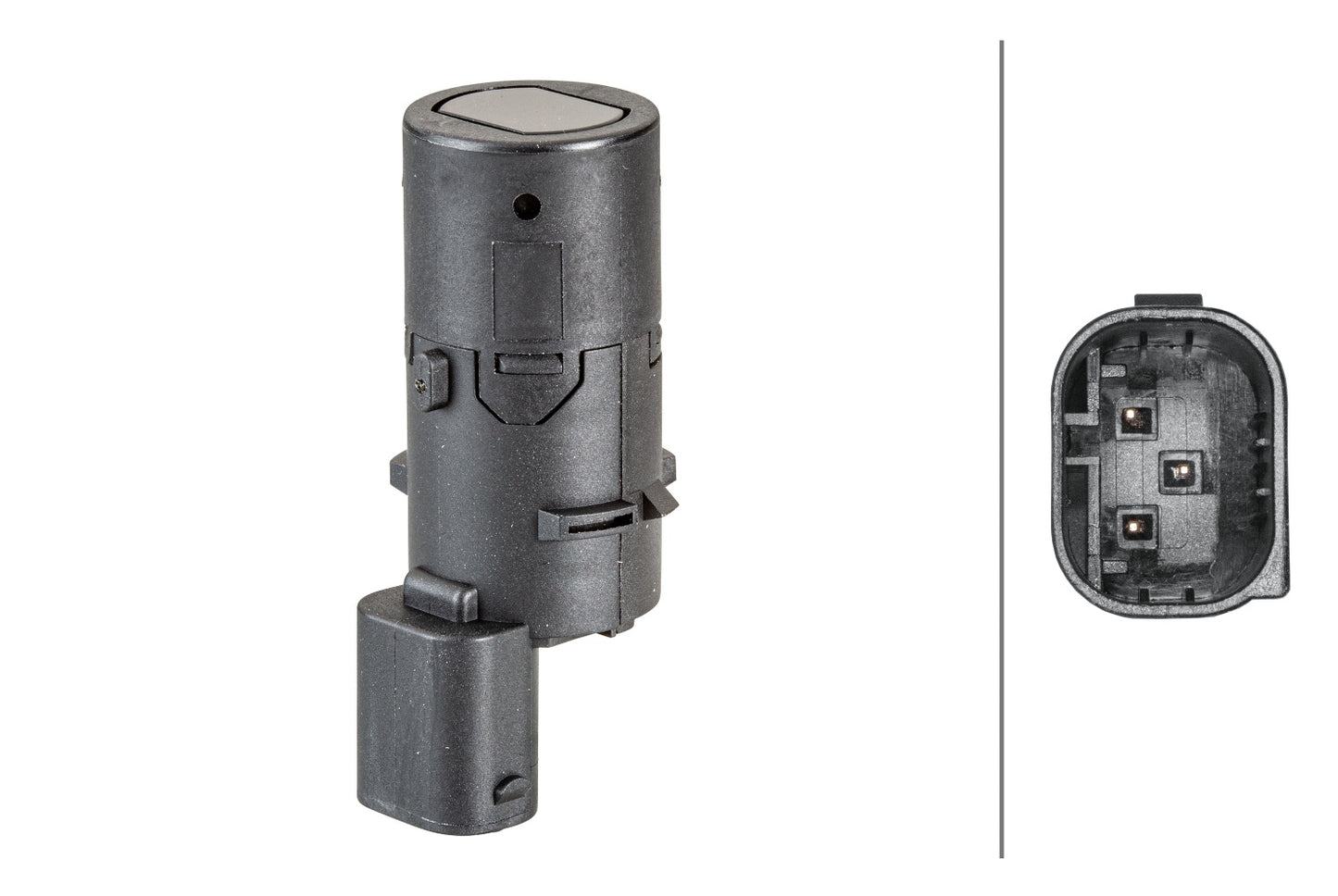 HELLA Sensor, park distance control - straight - 3-pin connector - Plugged 6PX358141-131