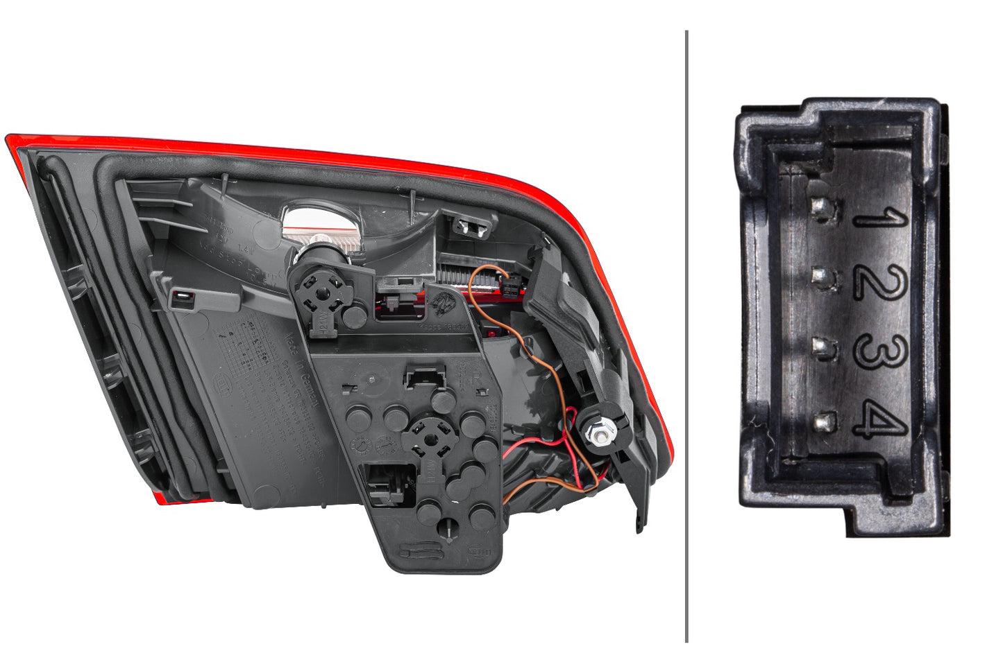 HELLA Rearlight - Hybrid - Inner Section - right - for e.g. BMW 5 (F10) 2TZ011145-521