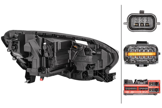 DE/Hybrid-Headlight - left - for e.g. Renault Scénic IV (J9_)