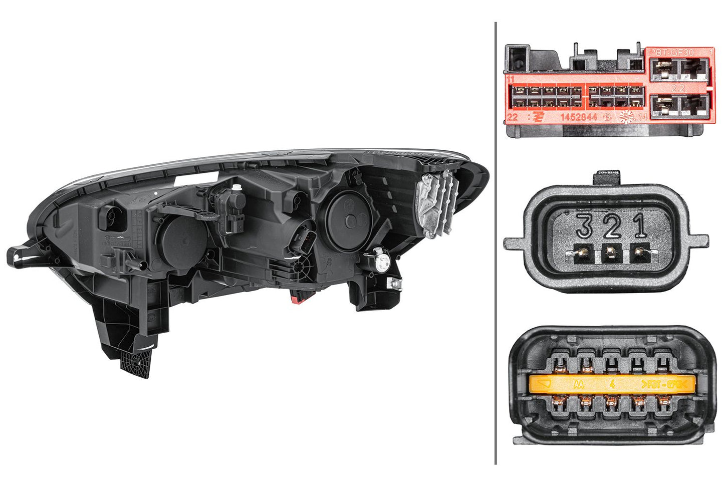 Hybrid-Headlight - right - for e.g. Renault Kadjar (HA_, HL_)