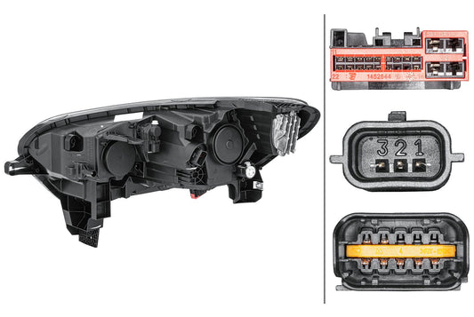 Hybrid-Headlight - right - for e.g. Renault Kadjar (HA_, HL_)