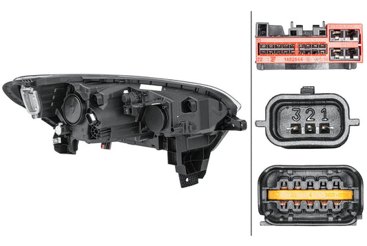 LED-Headlight - left - for e.g. Renault Kadjar (HA_, HL_)