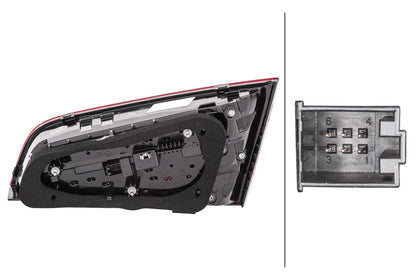 HELLA Rearlight - LED - Inner Section - left - for e.g. Audi A3 Sportback (8Va, 8Vf) 2SV012837-091