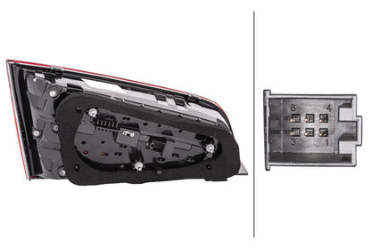 HELLA Rearlight - LED - Inner Section - right - for e.g. Audi A3 Sportback (8Va, 8Vf) 2SV012837-101