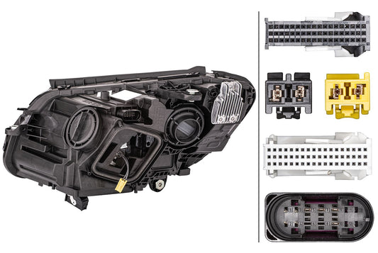 Bi-LED-Headlight - right - for e.g. Mercedes-Benz C-Class (W205)