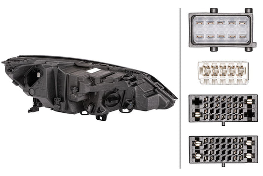 Matrix-Headlight - left - for e.g. Opel Astra K Sports Tourer (B16)