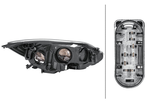 HELLA Halogen-Headlight - left - for e.g. Ford Focus III 1EA354994-011