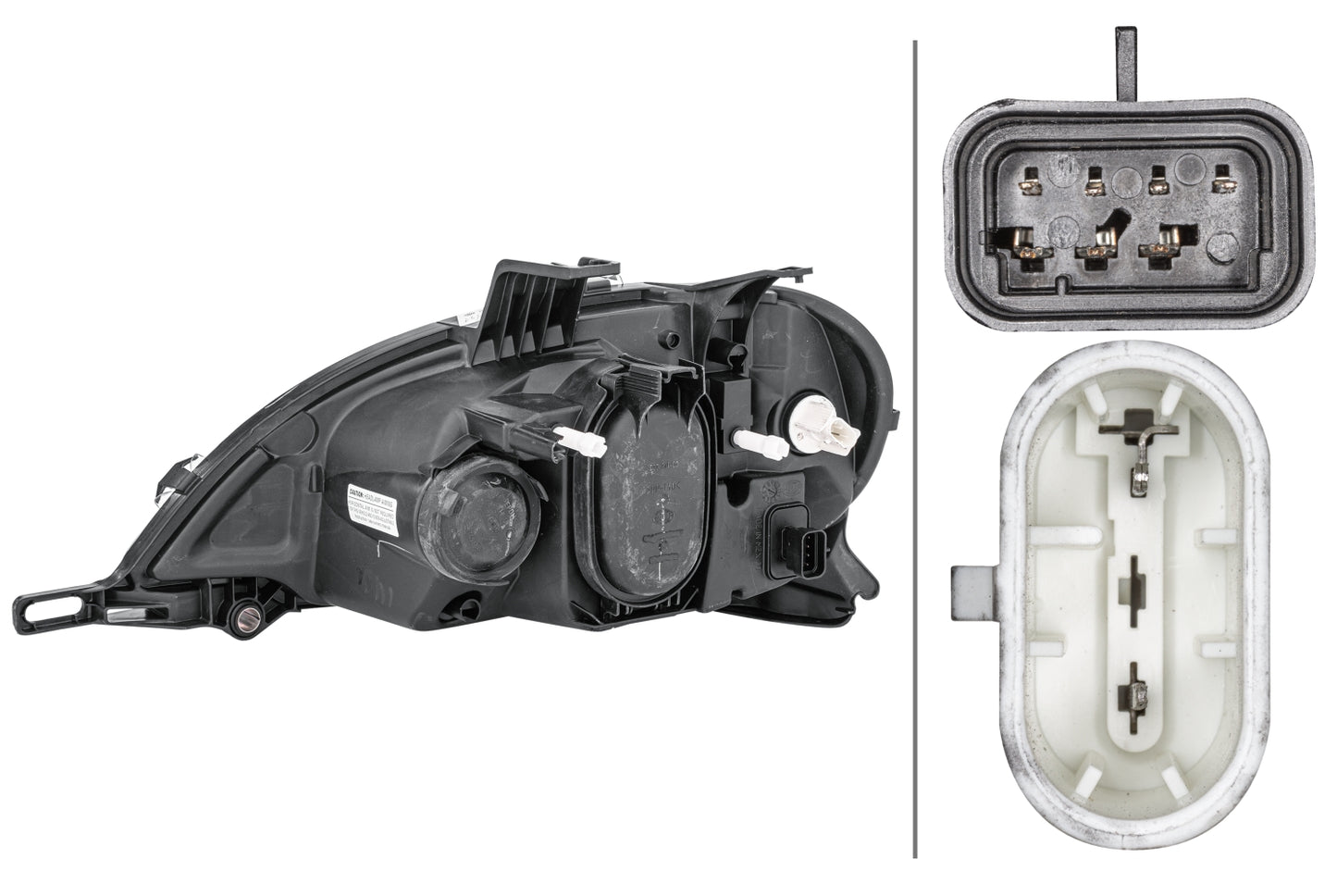 HELLA Halogen-Headlight - right - for e.g. Mercedes-Benz M-Class (W163) 1EA963130-461