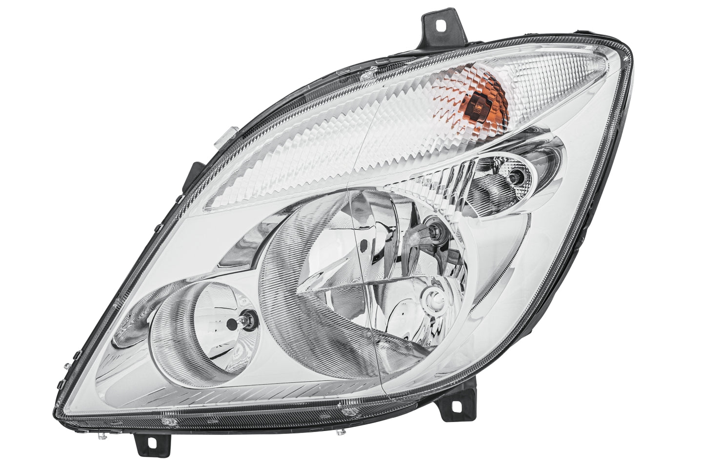 HELLA Halogen/FF-Headlight - left - for e.g. Mercedes-Benz Sprinter 3,5-T Box (906) 1EB247012-011