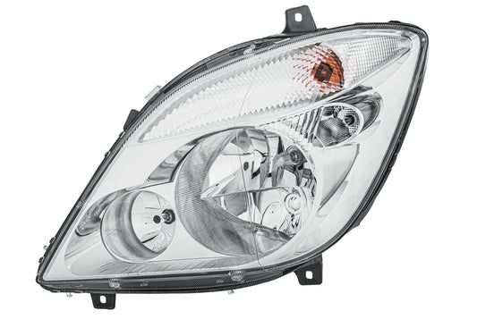 HELLA Halogen/FF-Headlight - left - for e.g. Mercedes-Benz Sprinter 3,5-T Box (906) 1EB247012-011