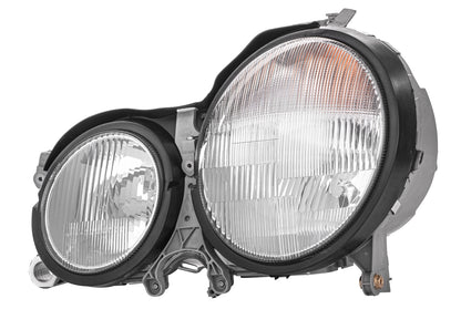 HELLA Halogen-Headlight - left - for e.g. Mercedes-Benz E-Class (W210) 1D9007970-031