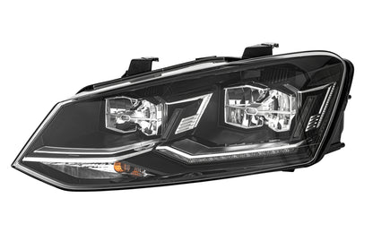 HELLA Hybrid-Headlight - left - for e.g. VW Polo (6R1, 6C1) 1EA012034-411
