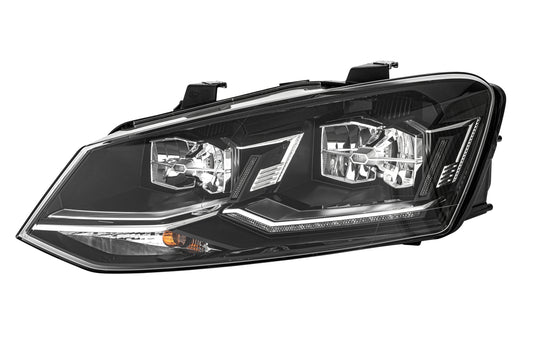 HELLA Hybrid-Headlight - left - for e.g. VW Polo (6R1, 6C1) 1EA012034-411
